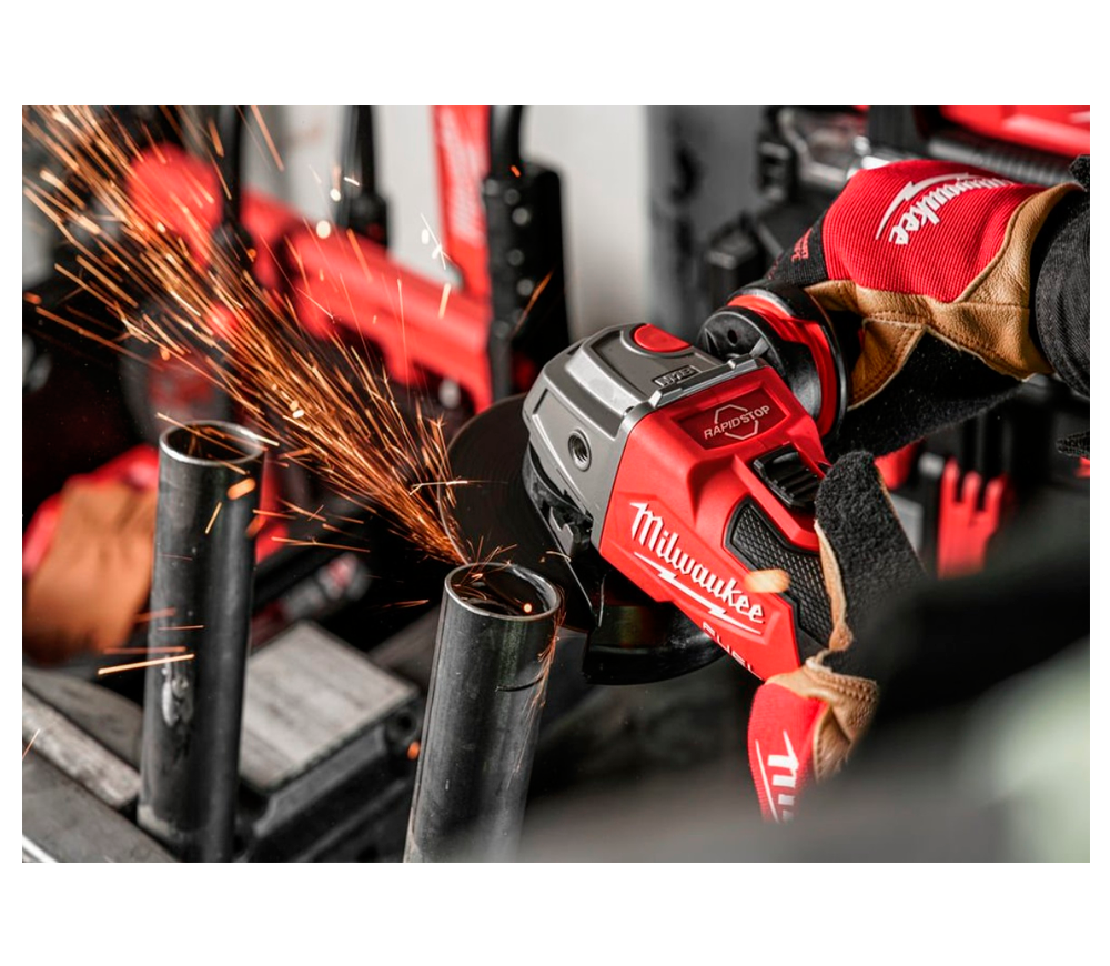Угловая шлифмашина аккумуляторная MILWAUKEE M18FSAG125XB 125мм 18В 5Ач photo 1