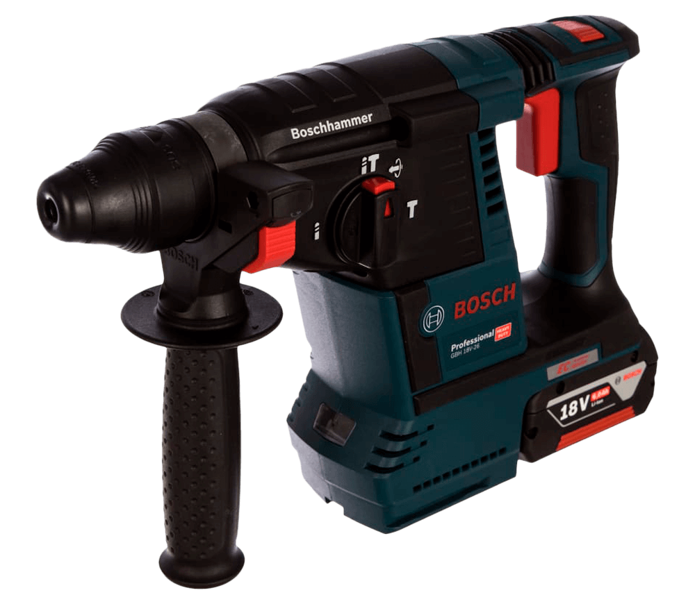 Перфоратор аккумуляторный BOSCH GBH18VF-26 2.6Дж 18В 6Ач photo
