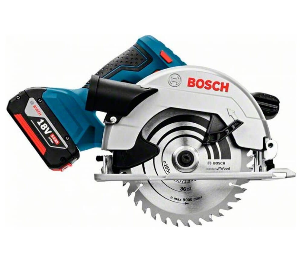 Дисковая пила аккумуляторная BOSCH GKS 18V 165мм 18В 4Ач photo 0