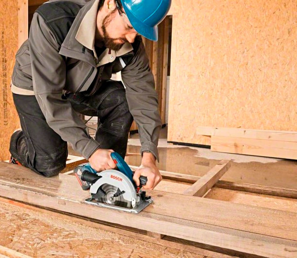 Дисковая пила аккумуляторная BOSCH GKS 18V 165мм 18В 4Ач photo 5
