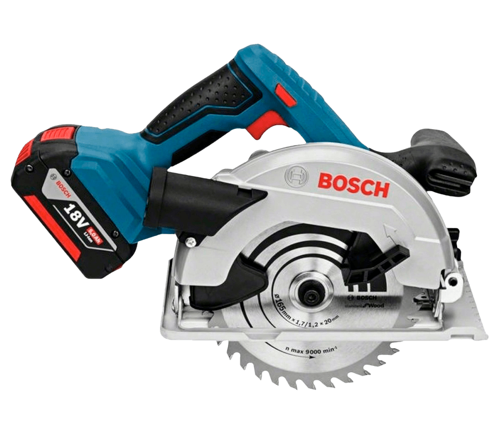 Дисковая пила аккумуляторная BOSCH GKS 18V 165мм 18В 4Ач photo