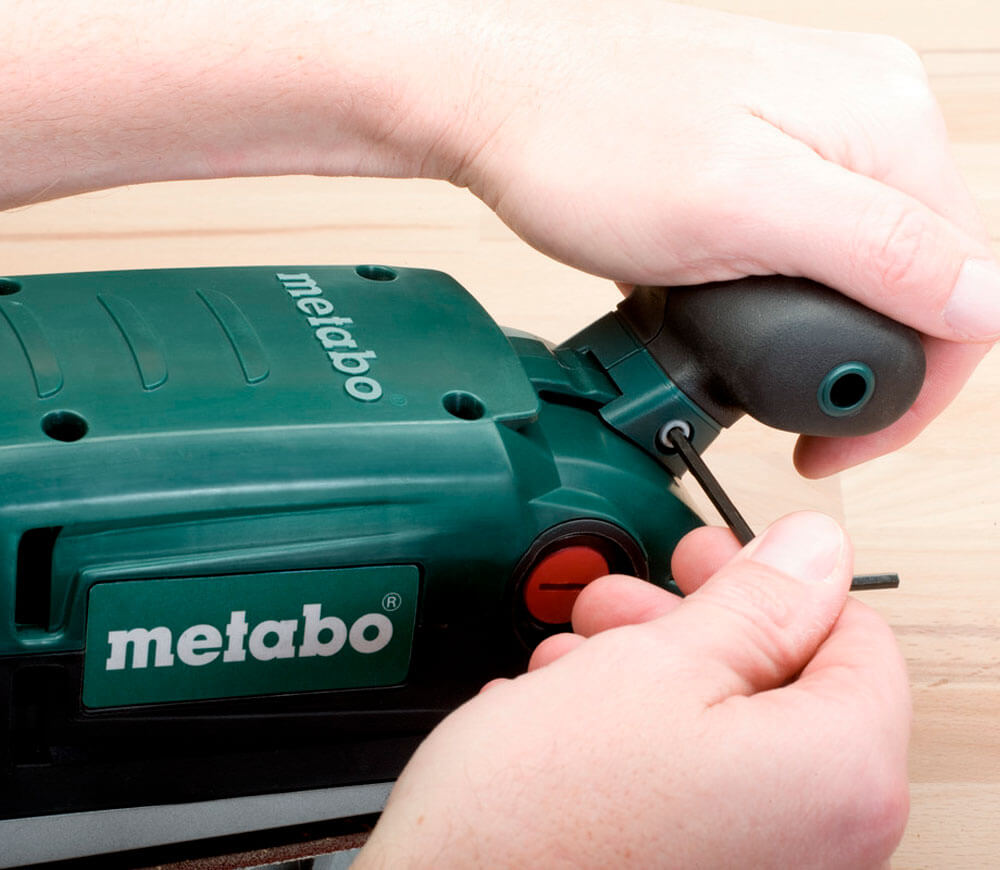 Шлифмашина ленточная METABO BAE 75 1010вт 75 мм photo 10