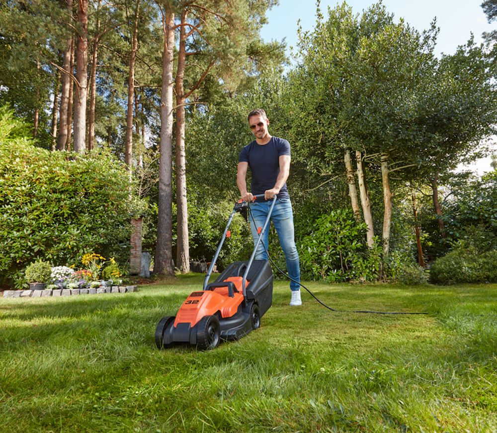 Mașină de tuns gazonul electrică BLACK&DECKER BEMW451 1200w 320mm photo 6