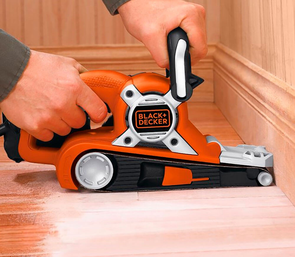Шлифмашина ленточная BLACK&DECKER KA88 720вт 75 мм photo 4