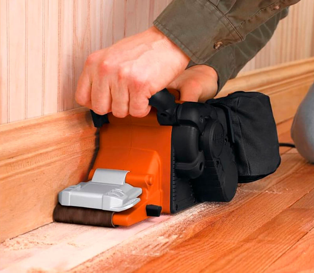 Шлифмашина ленточная BLACK&DECKER KA88 720вт 75 мм photo 6