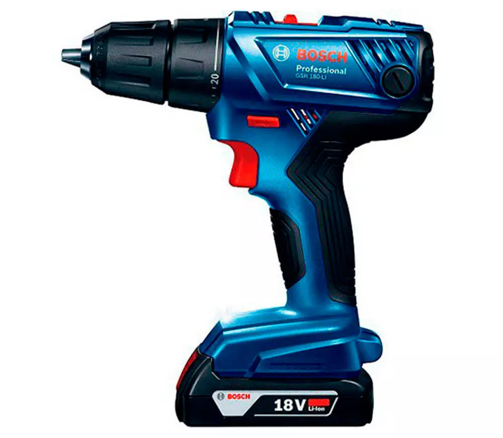 Шуруповерт аккумуляторный BOSCH GSR 180-Li (6019F8109) 18В 2Ач photo 1