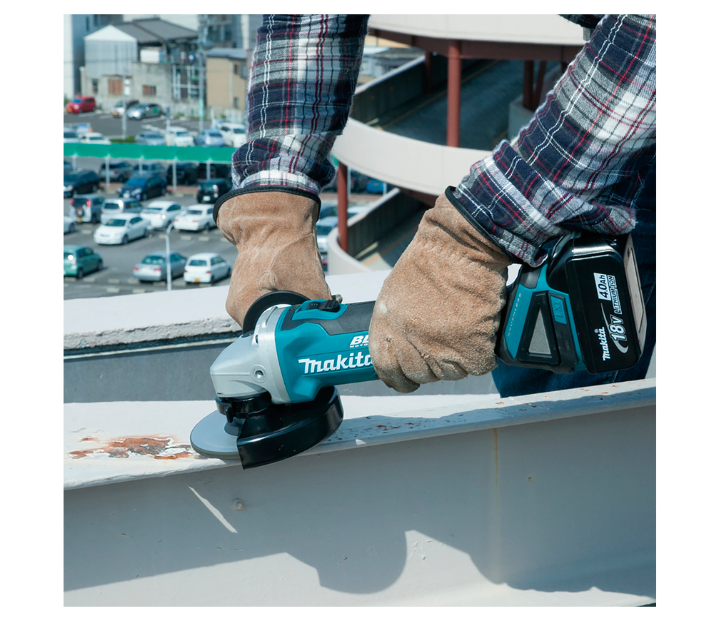 Угловая шлифмашина аккумуляторная MAKITA DGA504Z 125мм 18В  (без аккумулятора и зарядного устройства) photo 4