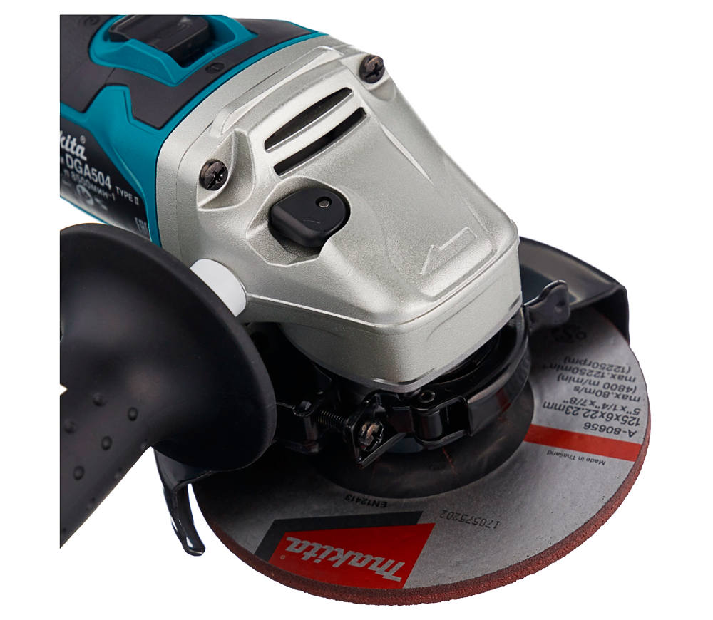 Угловая шлифмашина аккумуляторная MAKITA DGA504Z 125мм 18В  (без аккумулятора и зарядного устройства) photo 3