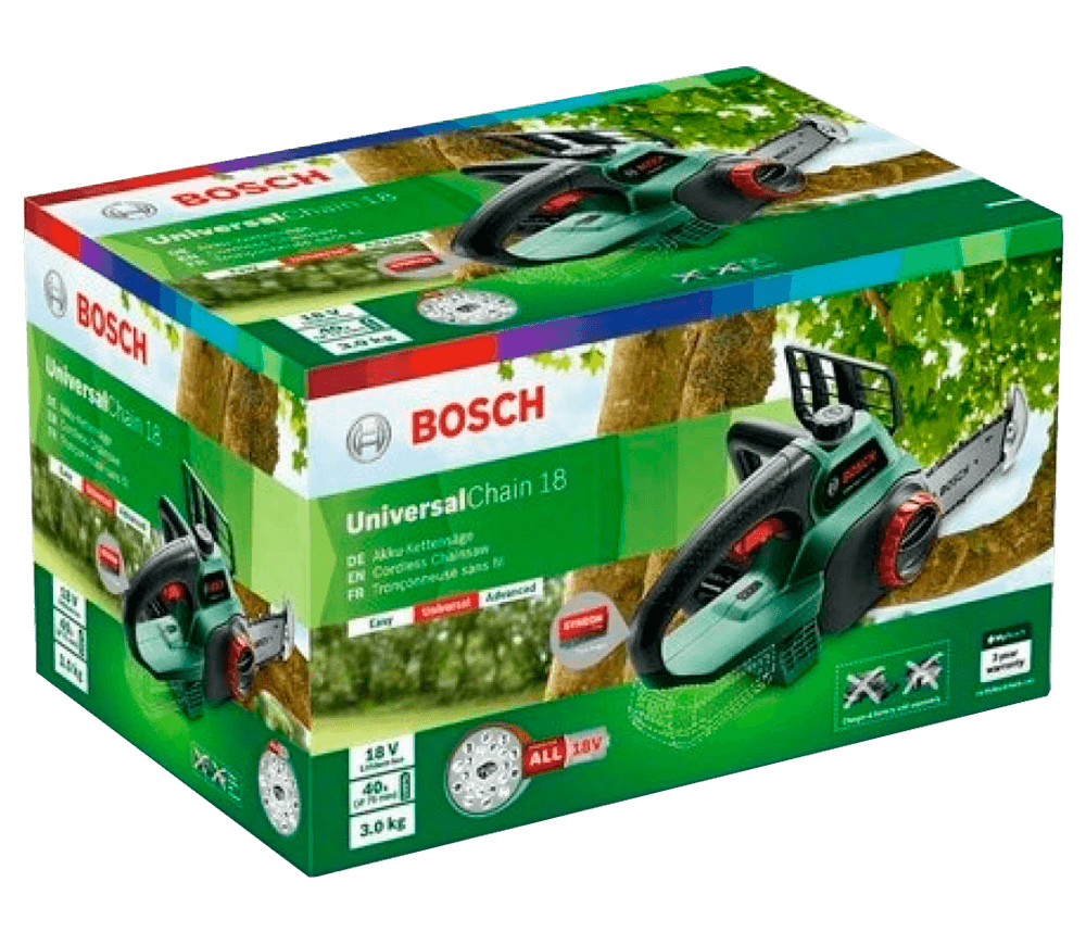 Цепная пила аккумуляторная BOSCH UniversalChain 18 200мм 18В 2.5Ач photo 4