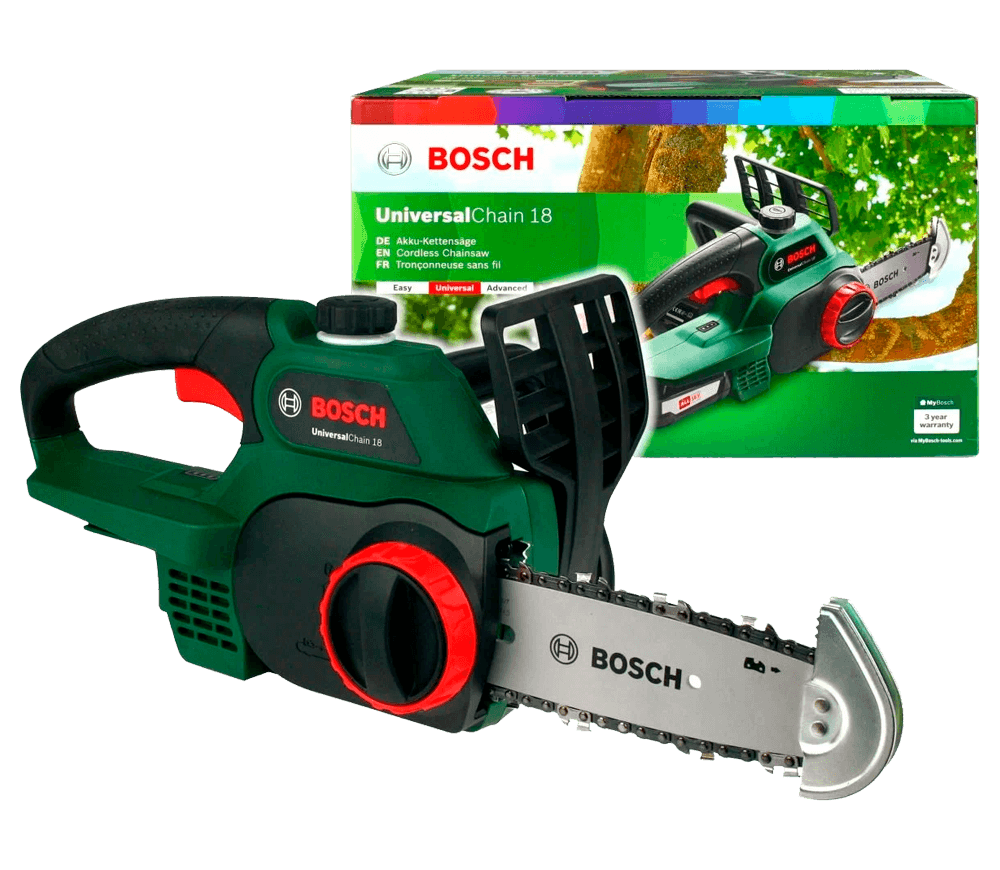 Цепная пила аккумуляторная BOSCH UniversalChain 18 200мм 18В 2.5Ач photo 7