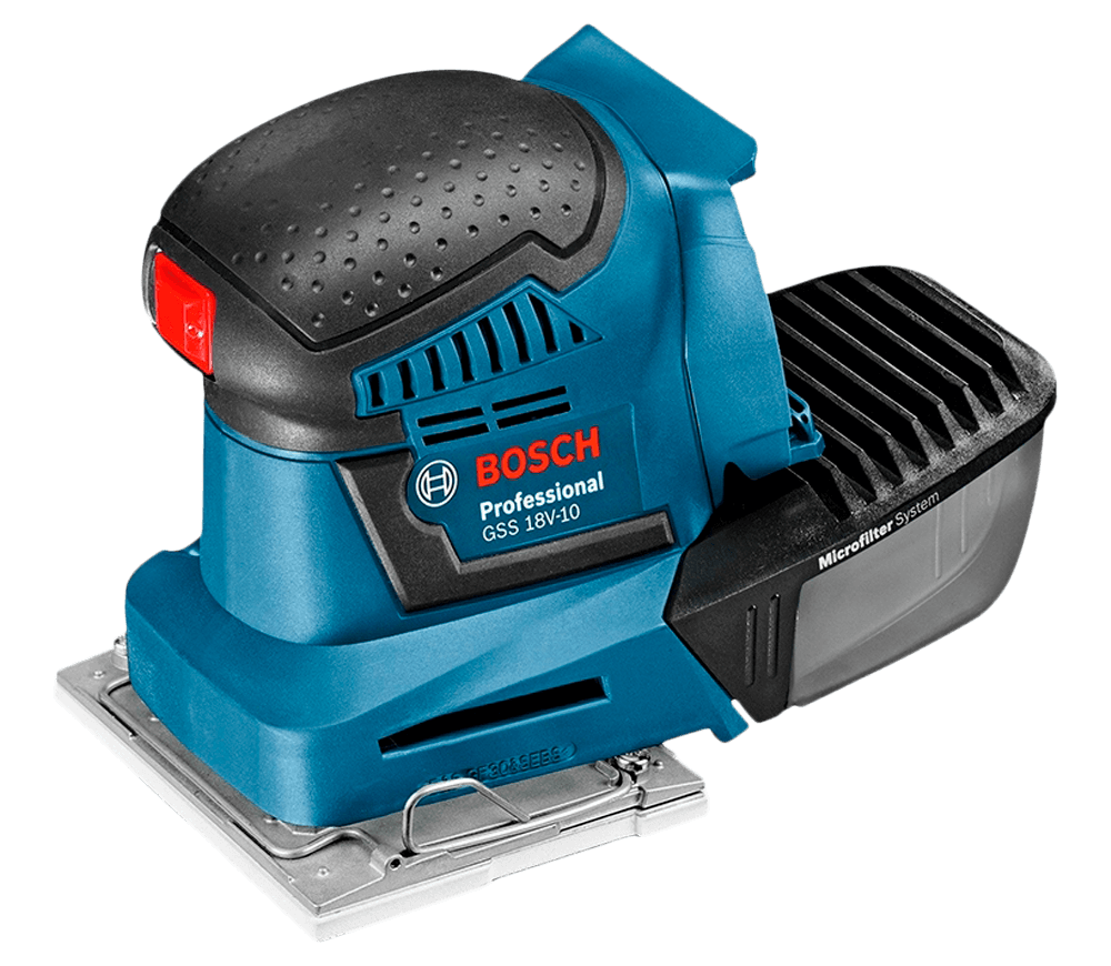 Mașină de șlefuit cu vibrații fără fir (fără bat) BOSCH GSS 18V-10 115x140mm 18V photo