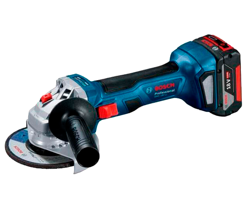 Угловая шлифмашина аккумуляторная BOSCH 06019H9021 125мм 18В 4Ач photo