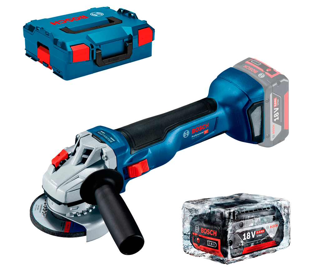 Угловая шлифмашина аккумуляторная BOSCH 115мм 18В photo 3