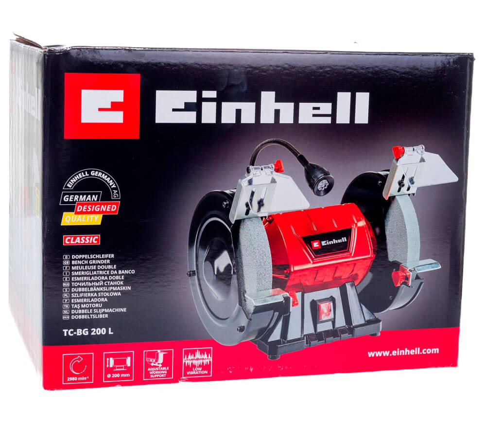 Точильный станок EINHELL TC-BG 200L 400вт 200мм photo 9