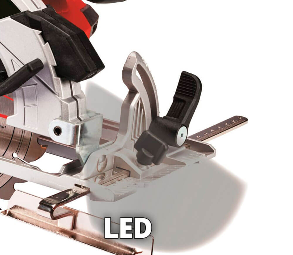 Дисковая пила аккумуляторная (без аккумуляторов) EINHELL TE-CS 18/165-1Li SOLO PXC 165мм 18В photo 4