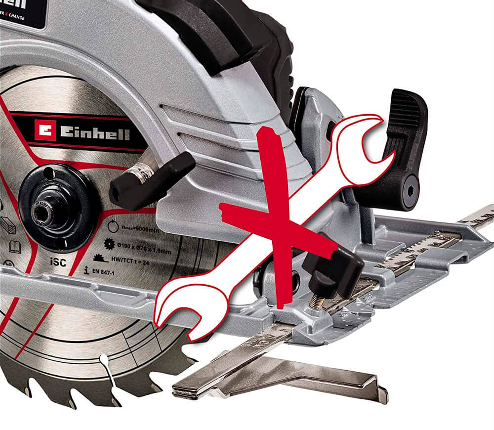 Дисковая пила аккумуляторная (без аккумуляторов) EINHELL TE-CS 18/190Li SOLO XPWR 190мм 18В photo 2