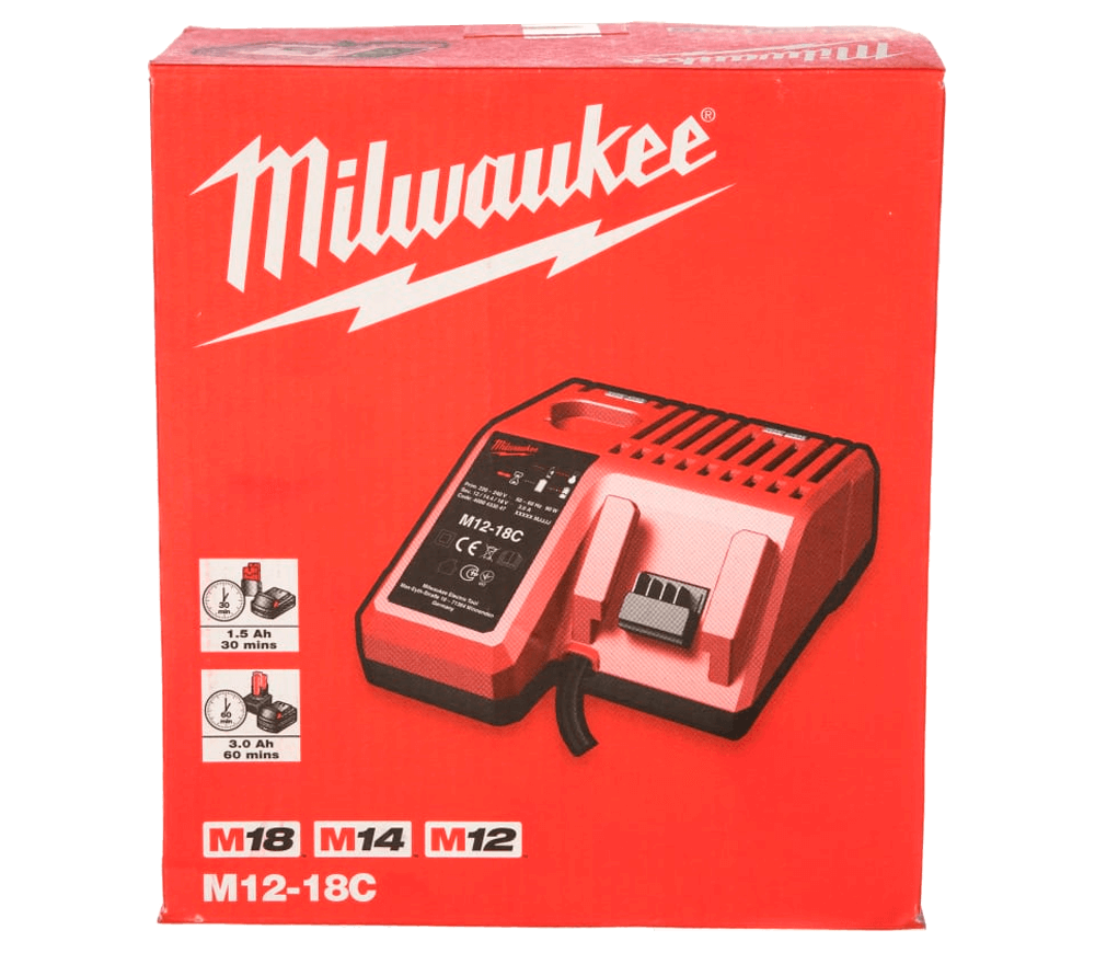Зарядное устройство MILWAUKEE M12-18C 12-18В 12A photo 2
