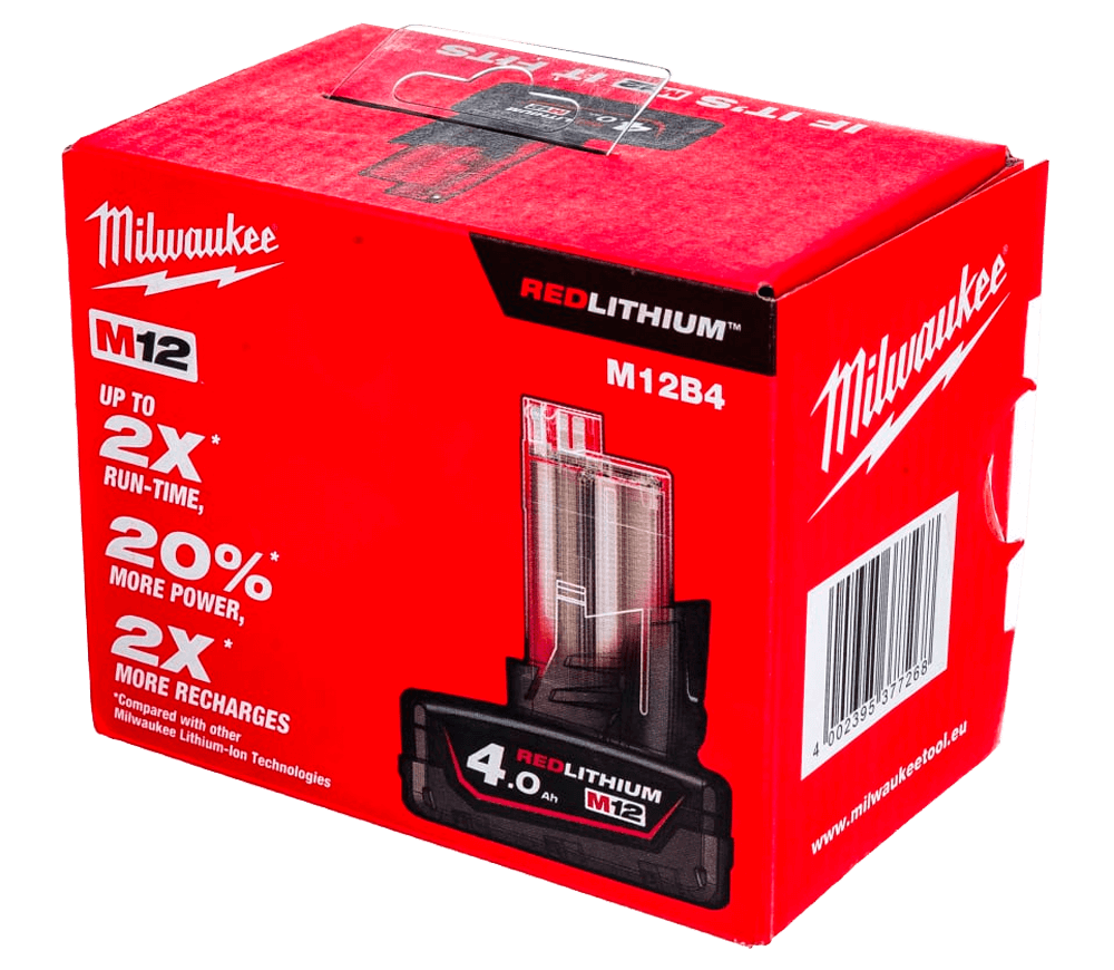 Аккумулятор MILWAUKEE M12B4 Обойма 12В 4Ач photo 3
