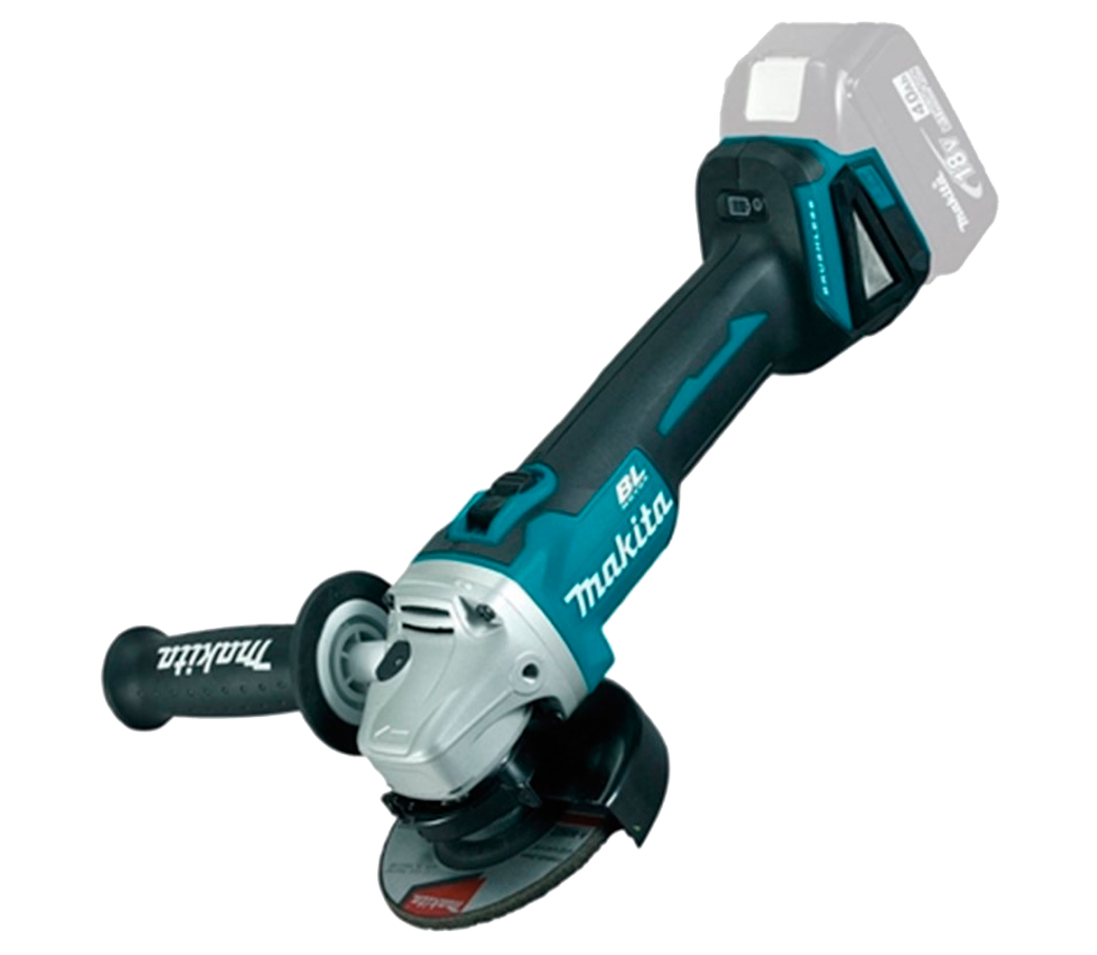 Угловая шлифмашина аккумуляторная (без аккумуляторов) MAKITA DGA456Z 115мм 18В photo 3