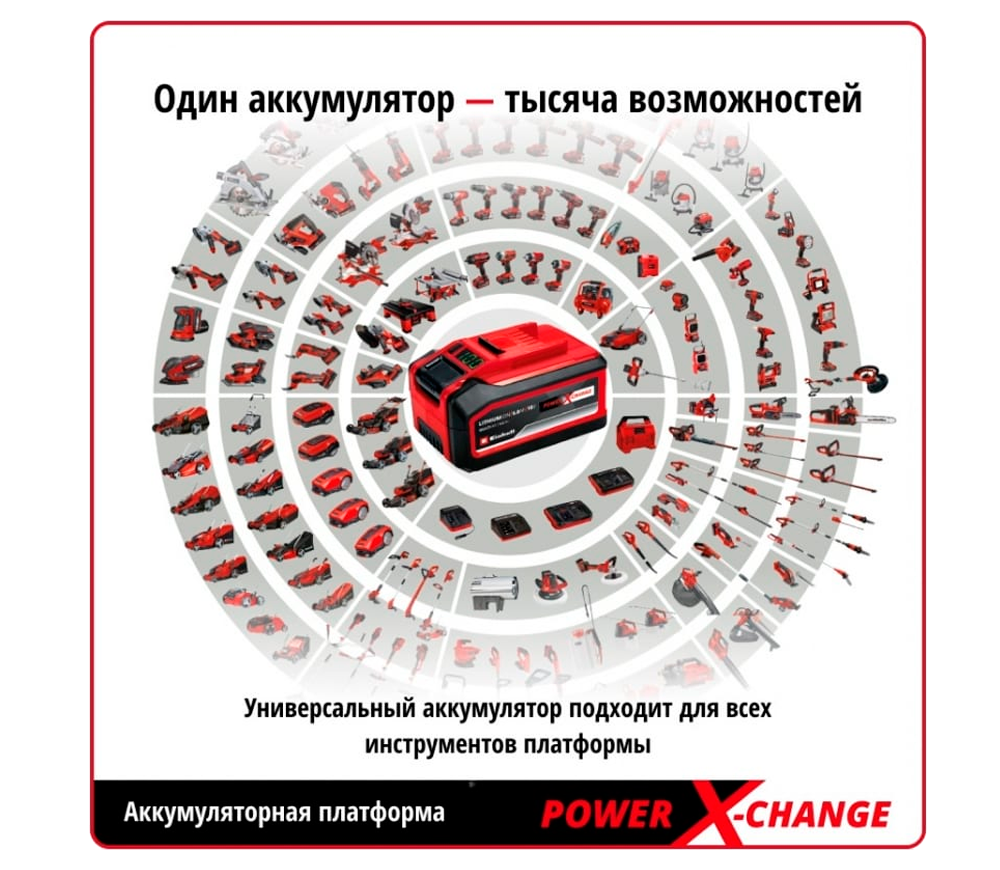 Аккумулятор EINHELL XPWR Слайдер 18В 4Ач photo 1