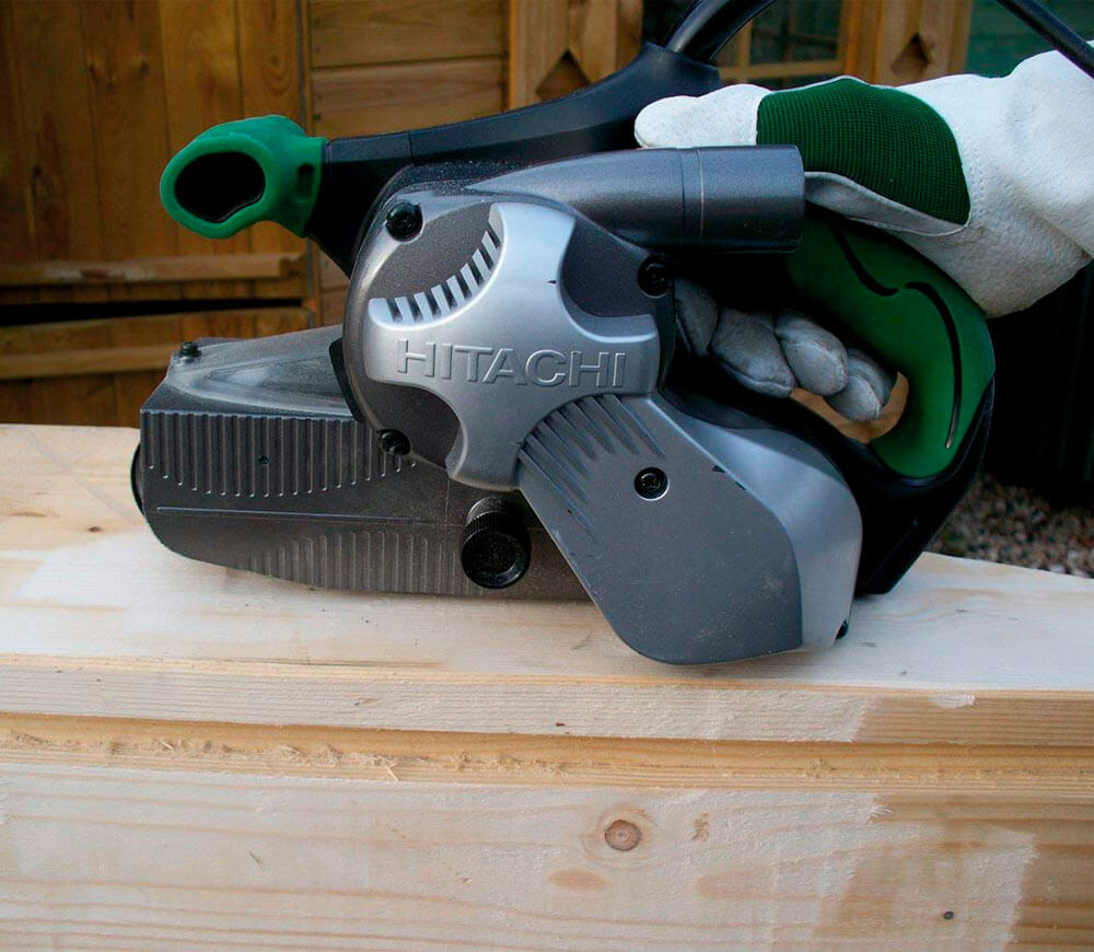 Шлифмашина ленточная HITACHI SB8V2WAZ 1020вт 76 мм photo 3