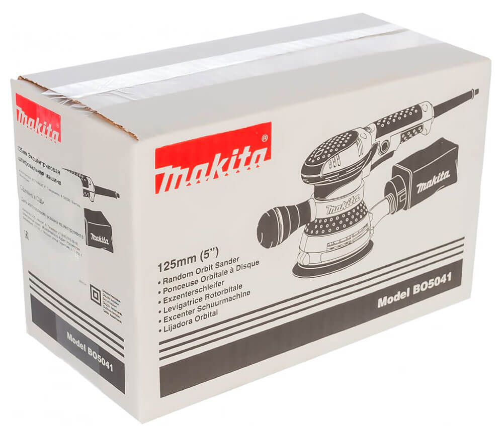Шлифмашина эксцентриковая MAKITA BO5041 300вт 125мм photo 7