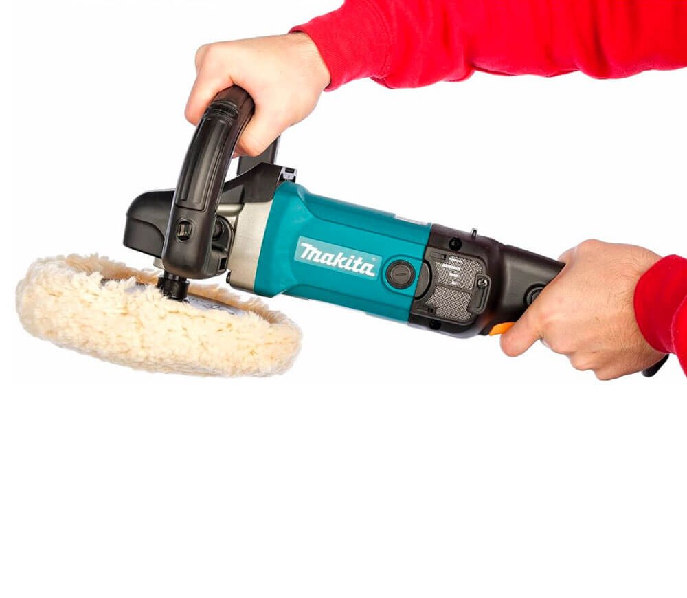 Шлифмашина  полировальная MAKITA 9237CB 1200вт 180мм photo 8