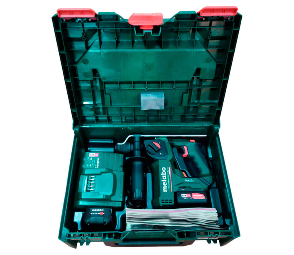 Перфоратор аккумуляторный METABO BH 12 BL 16 1.3Дж 12В 2Ач photo 0