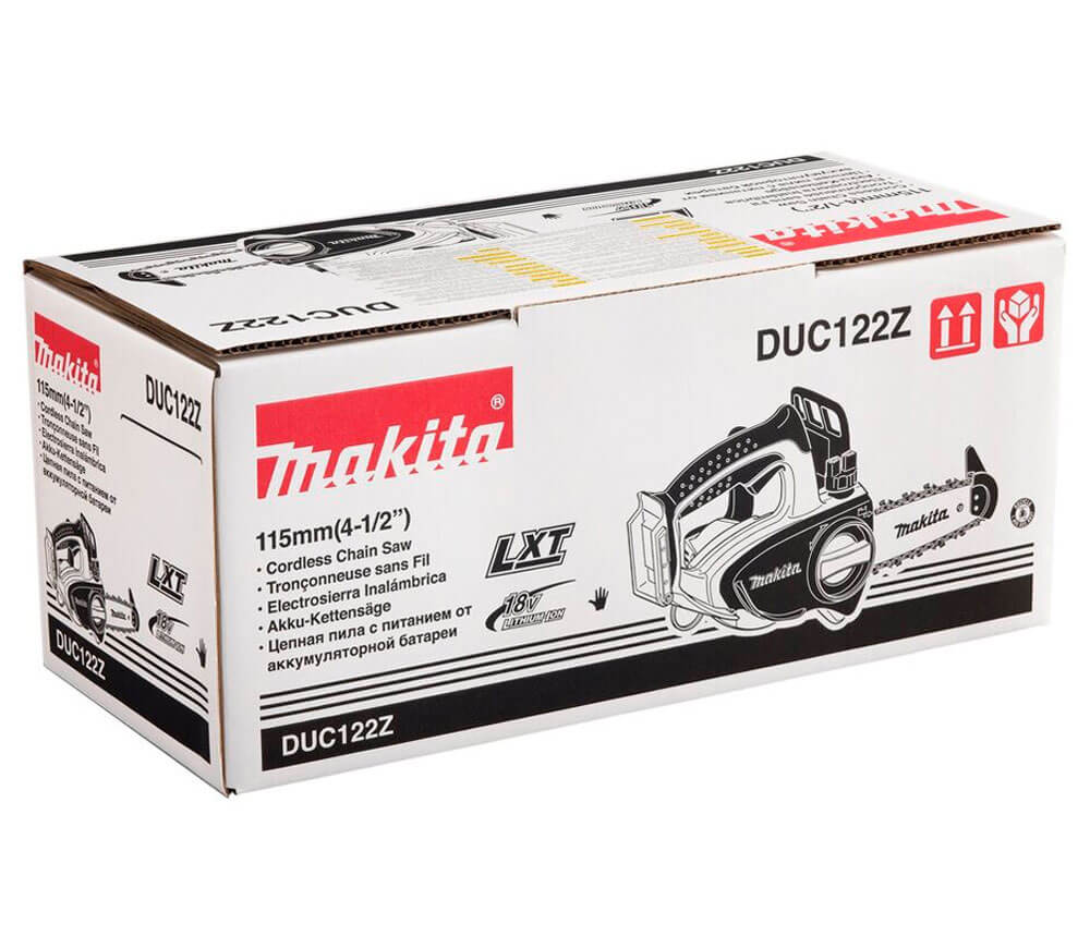 Цепная пила аккумуляторная (без аккумуляторов) MAKITA DUC122Z 115мм 18В photo 6