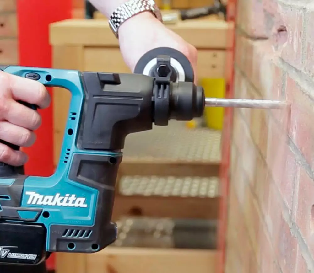Ciocan rotopercutor cu acumulator (fără baterii) MAKITA DHR171Z 1.2J 18V photo 9