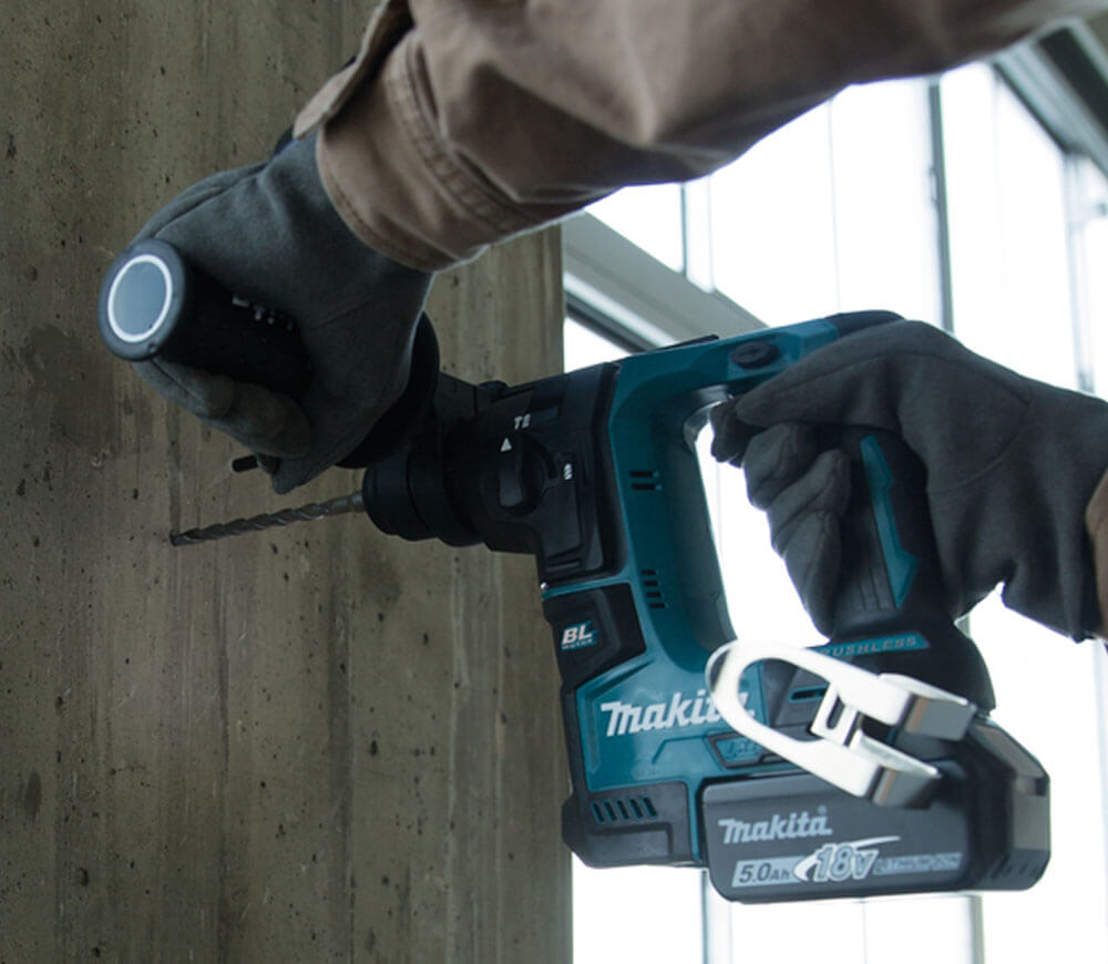 Перфоратор аккумуляторный (без аккумуляторов) MAKITA DHR171Z 1.2Дж 18В photo 10
