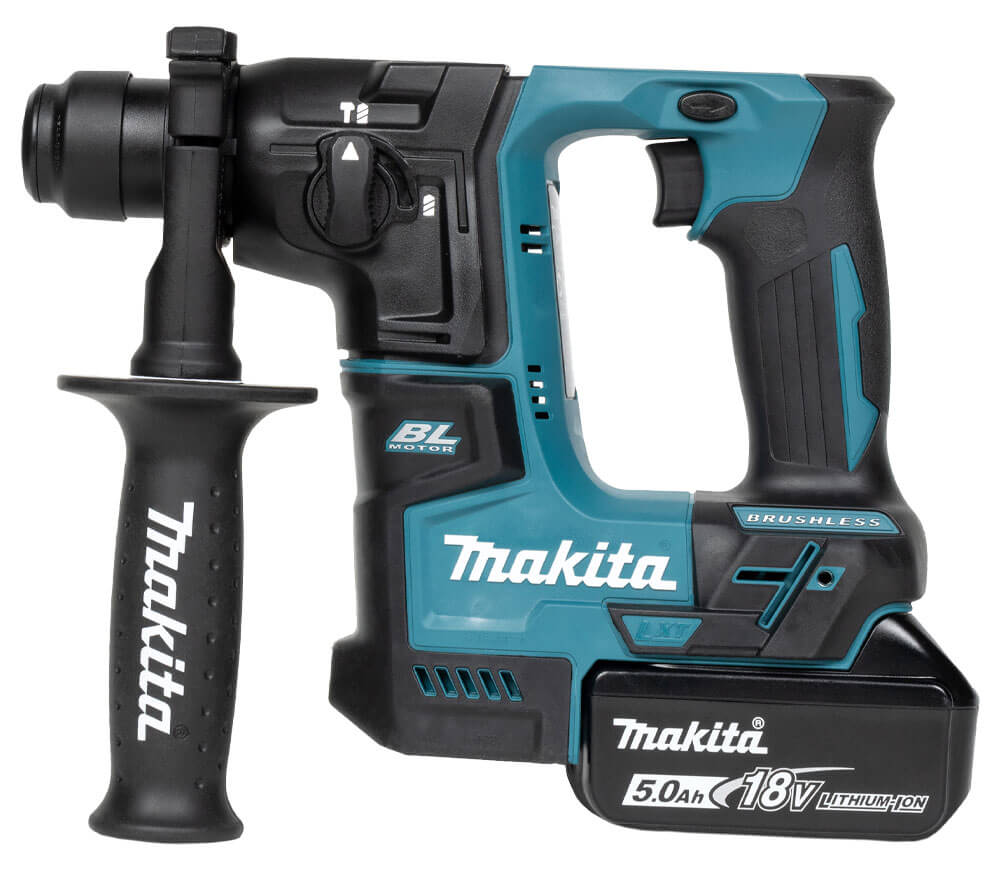 Перфоратор аккумуляторный (без аккумуляторов) MAKITA DHR171Z 1.2Дж 18В photo 1