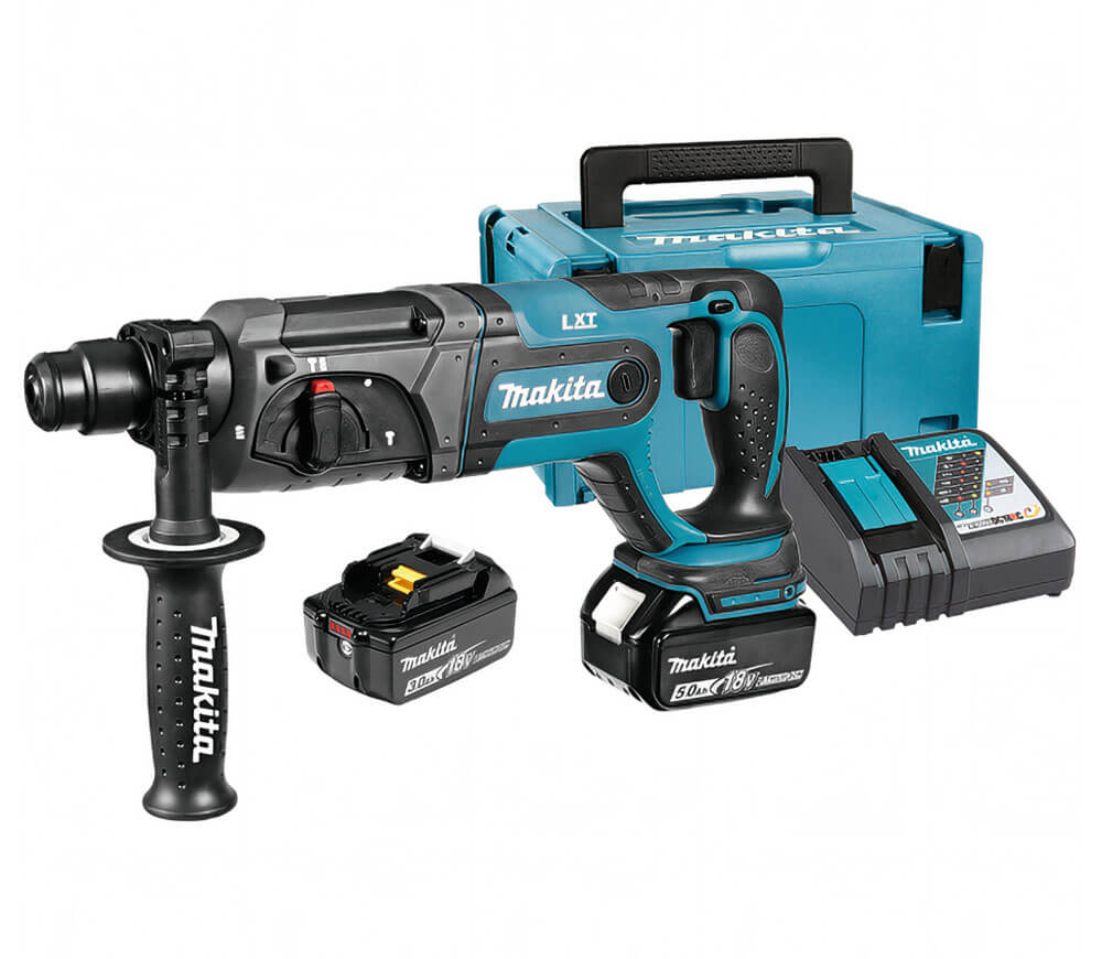 Перфоратор аккумуляторный MAKITA DHR241RFJ 1.9Дж 18В 3Ач photo 0