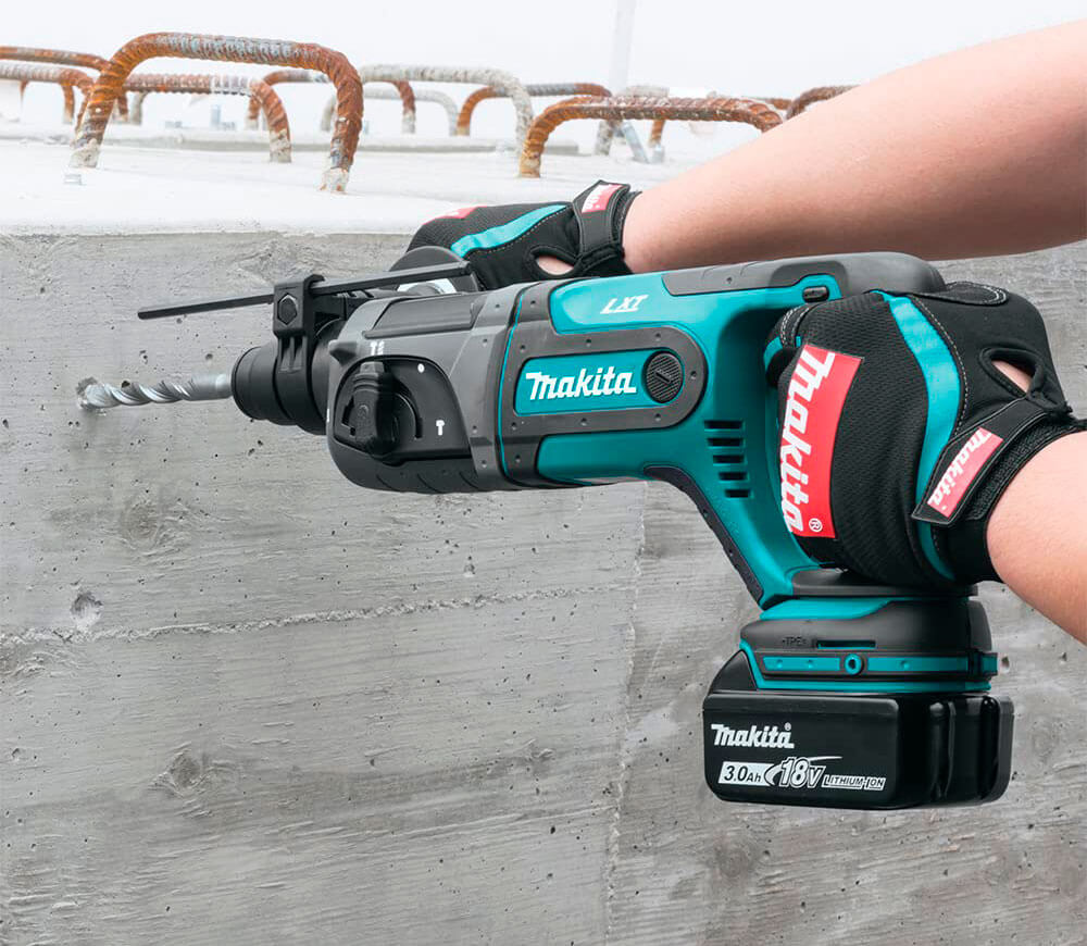 Перфоратор аккумуляторный MAKITA DHR241RFJ 1.9Дж 18В 3Ач photo 4