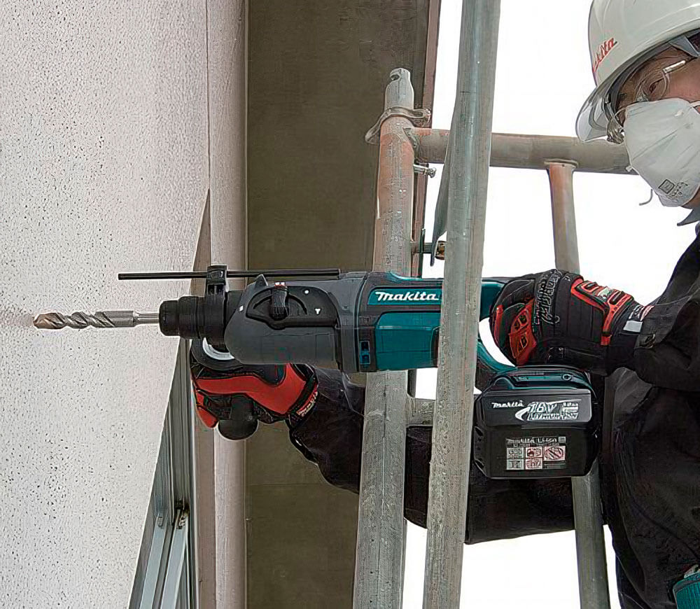 Перфоратор аккумуляторный MAKITA DHR241RFJ 1.9Дж 18В 3Ач photo 6