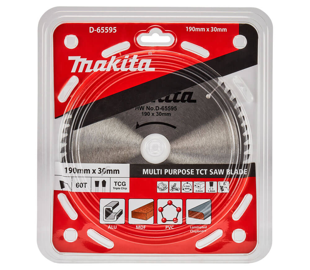 Disc pentru fierastrau electric MAKITA D-65595 190mm 60T photo 1