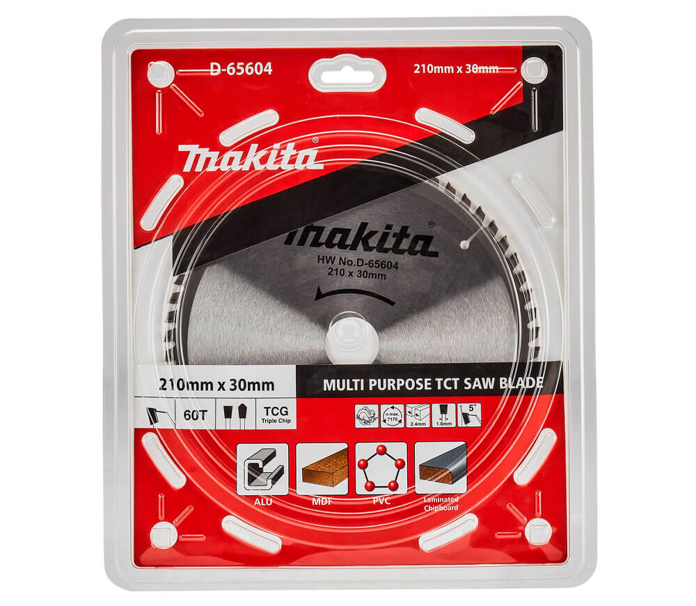 Пильный диск MAKITA D-65604 210мм 60T photo 1