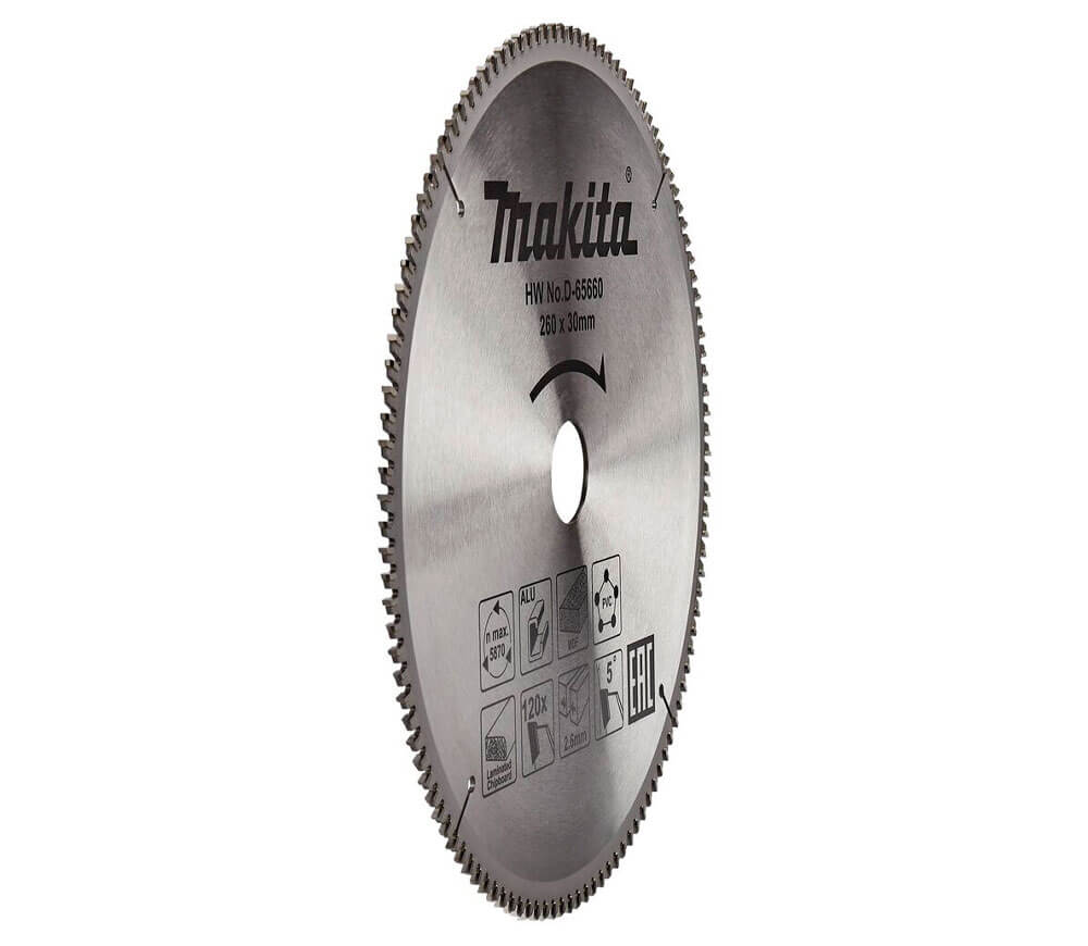 Disc pentru fierastrau electric MAKITA D-65660 260mm 120T photo 0