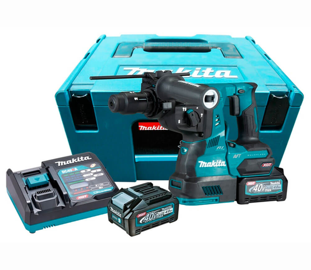 Перфоратор аккумуляторный MAKITA HR002GM201 3.2Дж 40В 4Ач photo 0