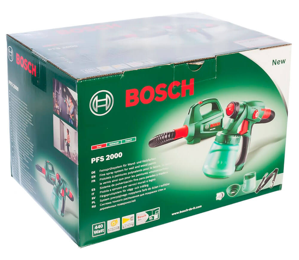 Краскопульт BOSCH PFS 2000 440вт photo 11