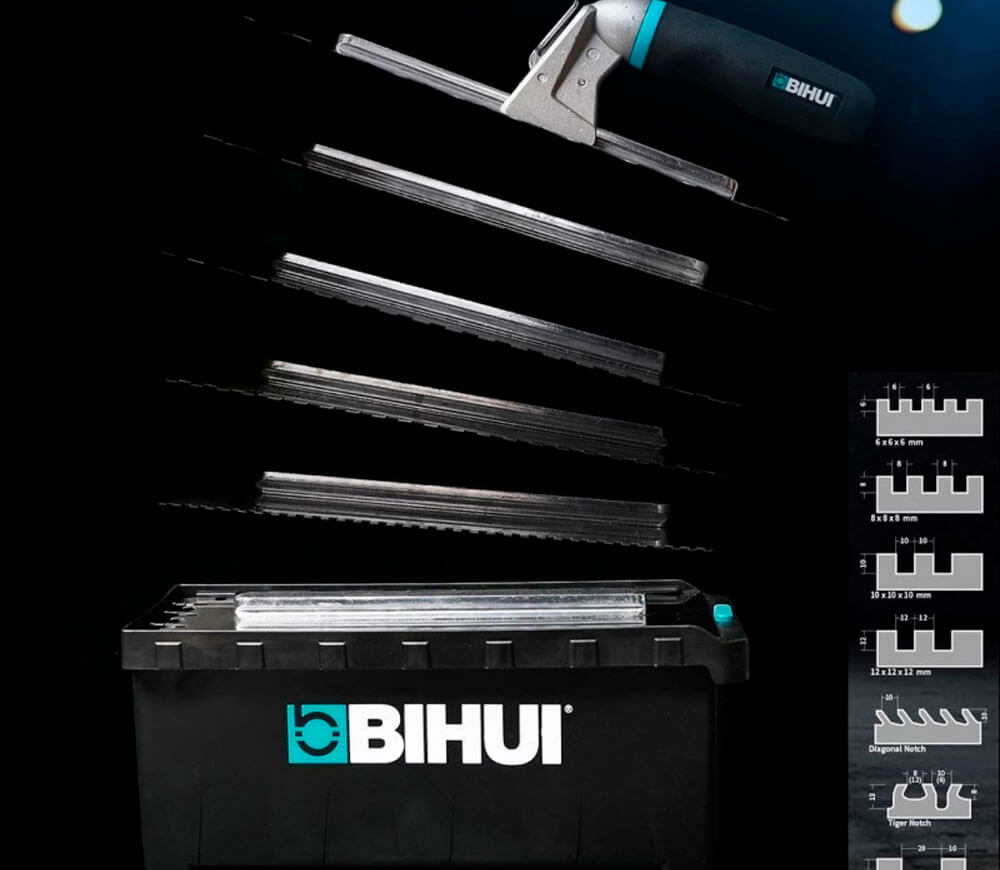 Набор гладилок зубчатых BIHUI PTSJG8 photo 5