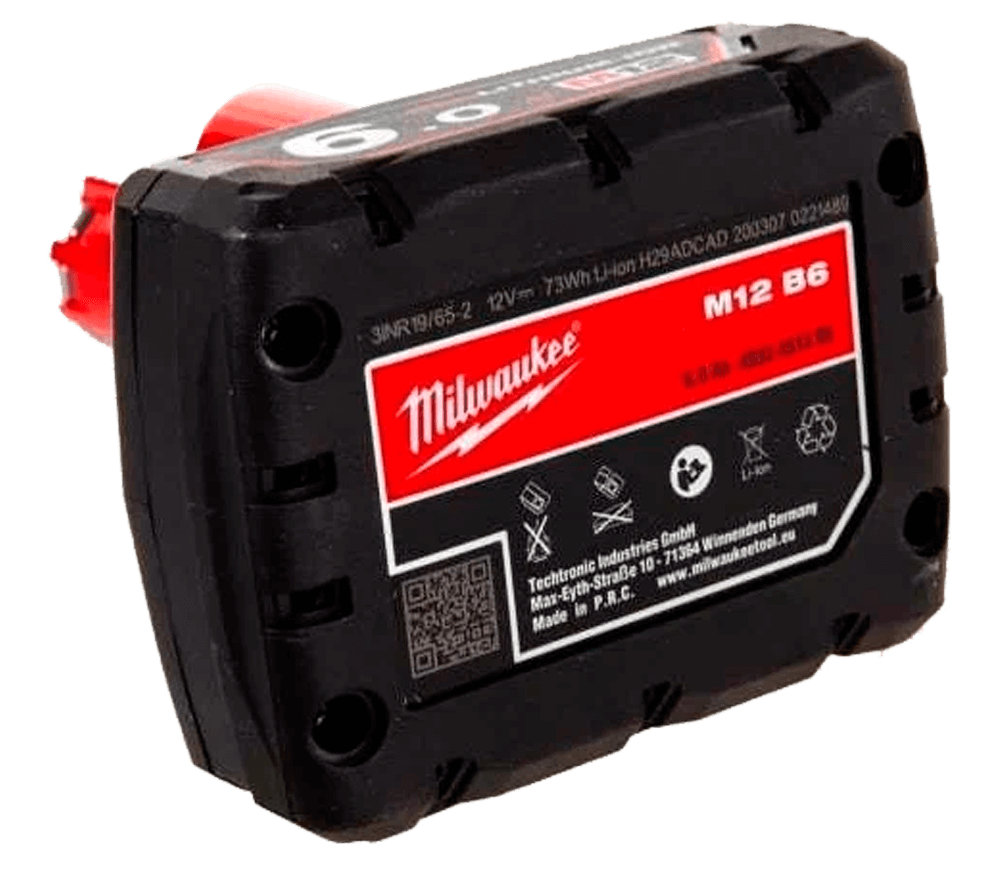 Аккумулятор MILWAUKEE M12B6 Обойма 12В 6Ач photo 1