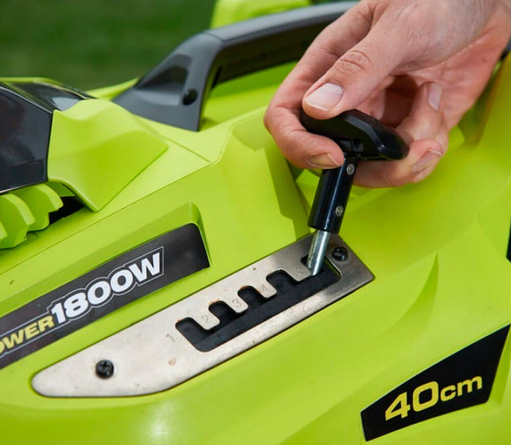 Газонокосилка электрическая RYOBI RLM18E40H 1800вт 400мм photo 11