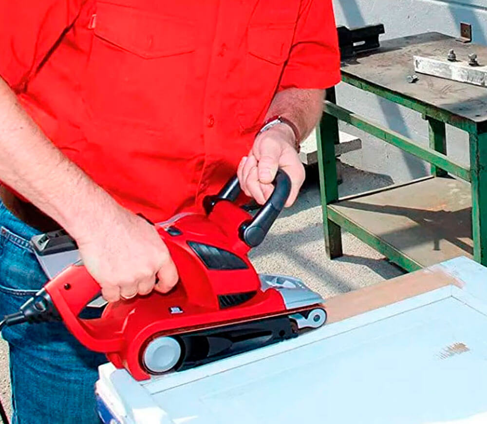Шлифмашина ленточная EINHELL RT-BS 75 850вт 75 мм photo 10