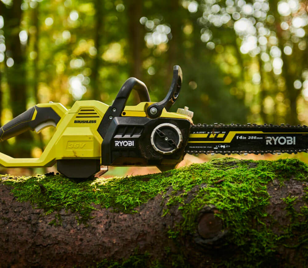 Цепная пила аккумуляторная RYOBI RY36CSX35A-150 350мм 18В 5Ач photo 6