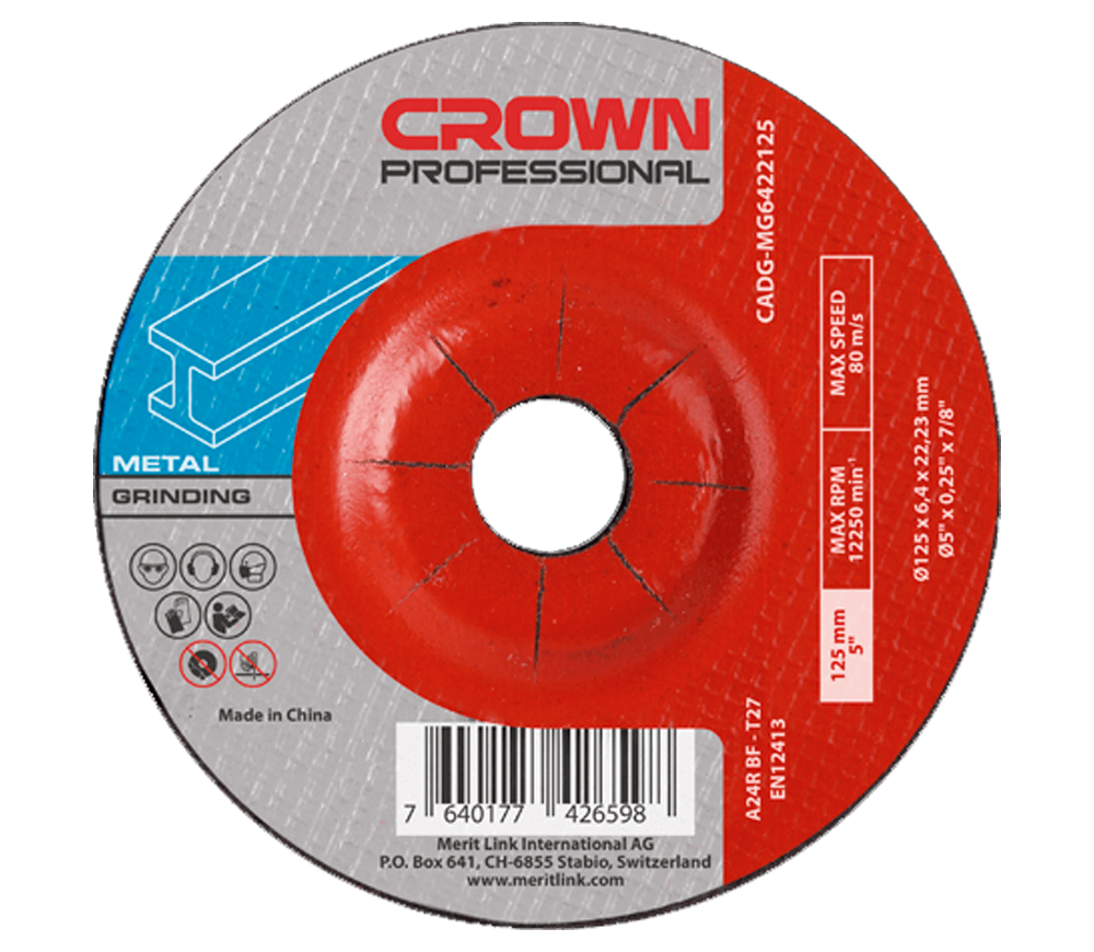 Зачистной  круг CROWN 6022125 125мм photo