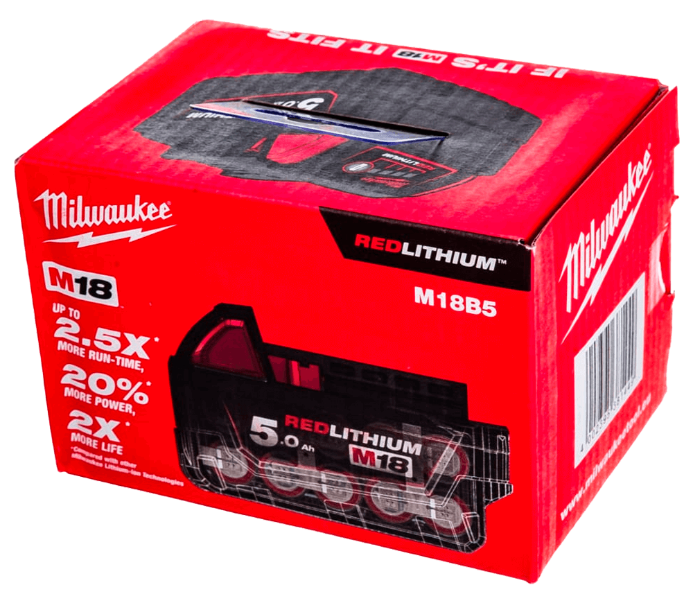 Аккумулятор MILWAUKEE M18B5 Слайдер 18В 5Ач photo 5