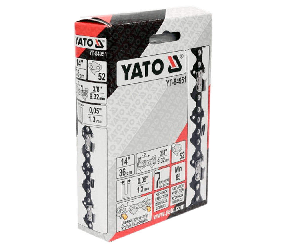Цепь для пилы YATO YT-84951 36см 52звен шаг3/8" photo