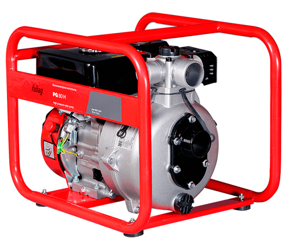 Motopompă cu benzină FUBAG PG 80H 18000l/h 6.5cp photo 4