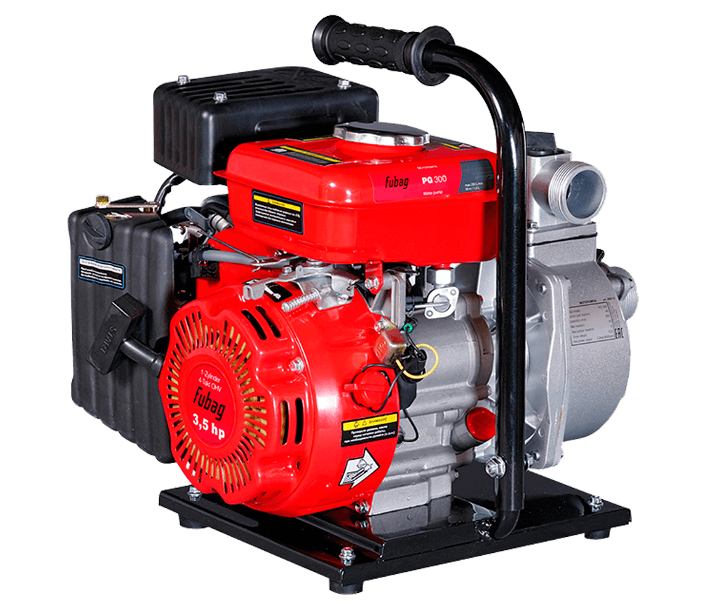 Motopompă cu benzină FUBAG PG 300T 15000l/h 1.2cp photo